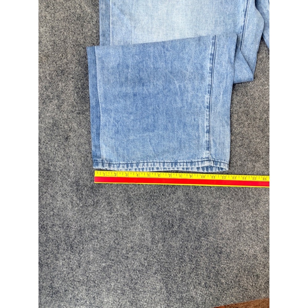 Judy Blue High Waist Wide Leg Jeans 22W Light Wash Pull On Drawstring JB881005 - Picture 7 of 11